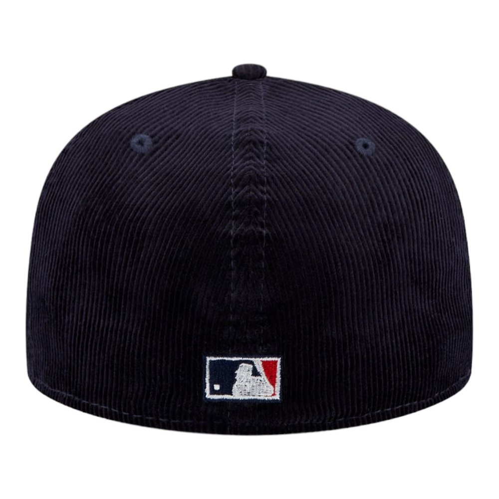 New Era Boston Red Sox Vintage Corduroy 59FIFTY Fitted Hat Cap Navy - Picture 6 of 7